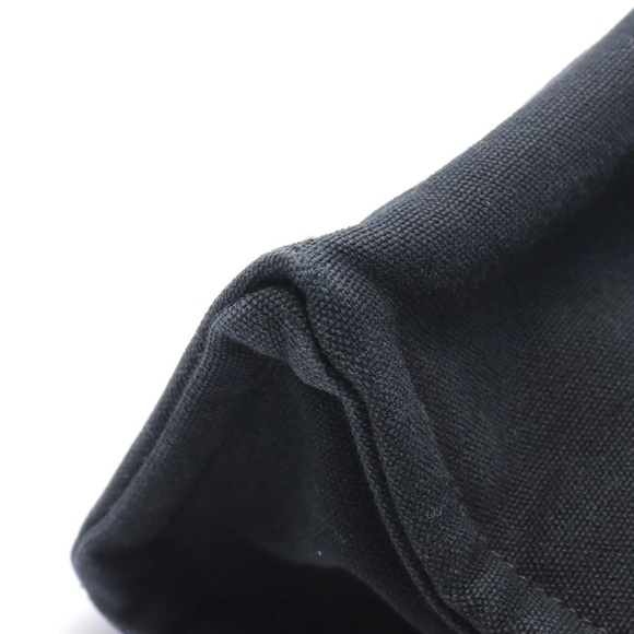 Hermes Fool Toe MM Tote Black Canvass with Silver Hardware. - Picture 5 of 9